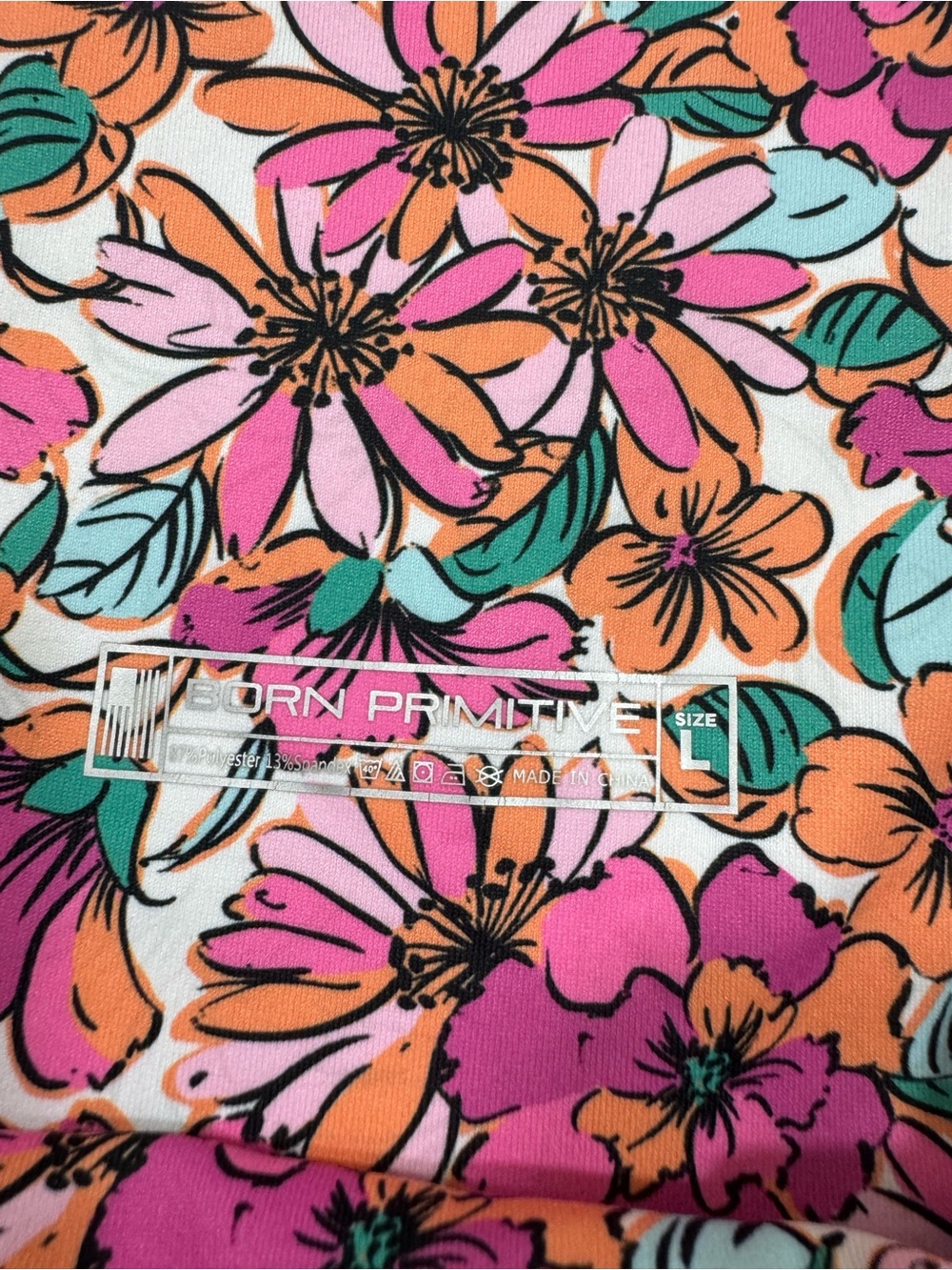 Born Primitive High Rise Shorts Flower Print - Picture 5 of 8